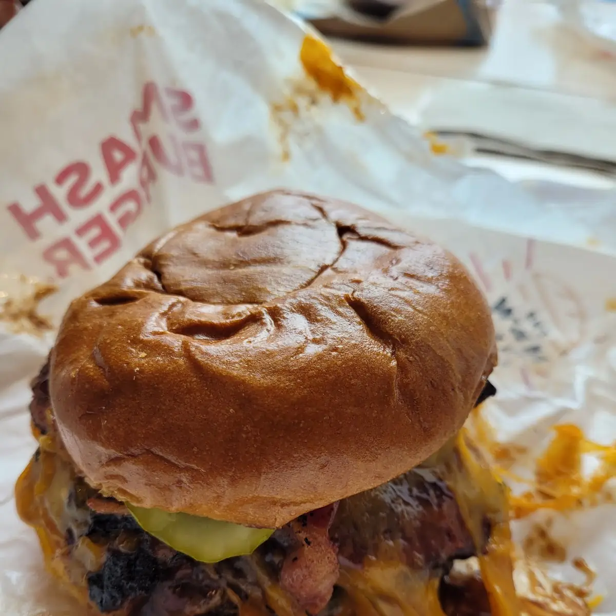 Double Smoked Brisket Burger