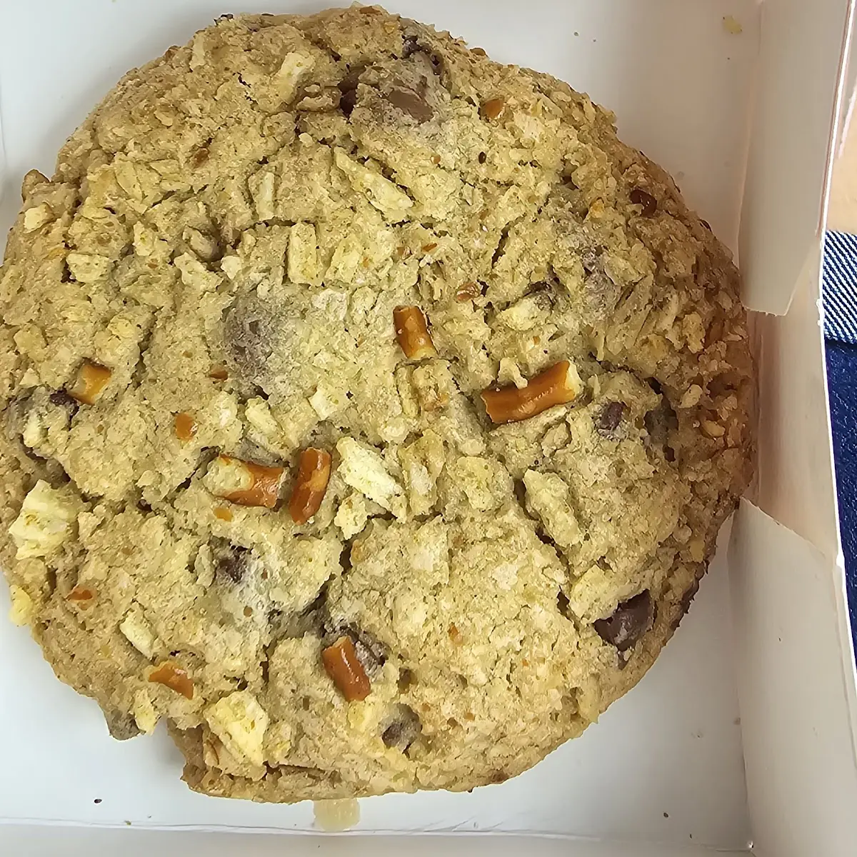It's Called the Kitchen Sink It Has Chocolate Chips Pretzels and Potato Chips