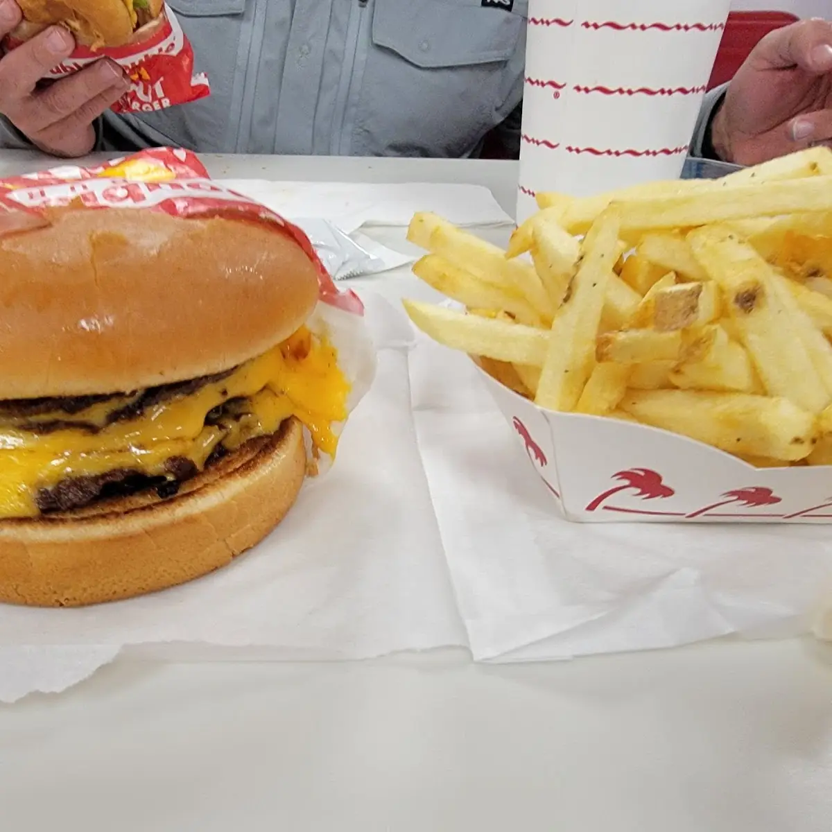 4x4 Burger and Fries