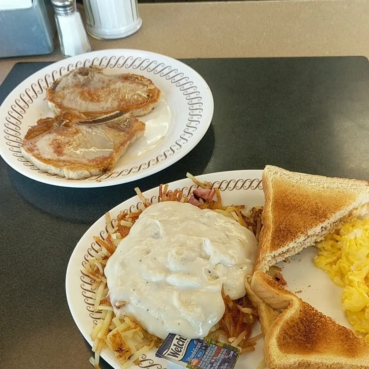 Pork Chop Breakfast