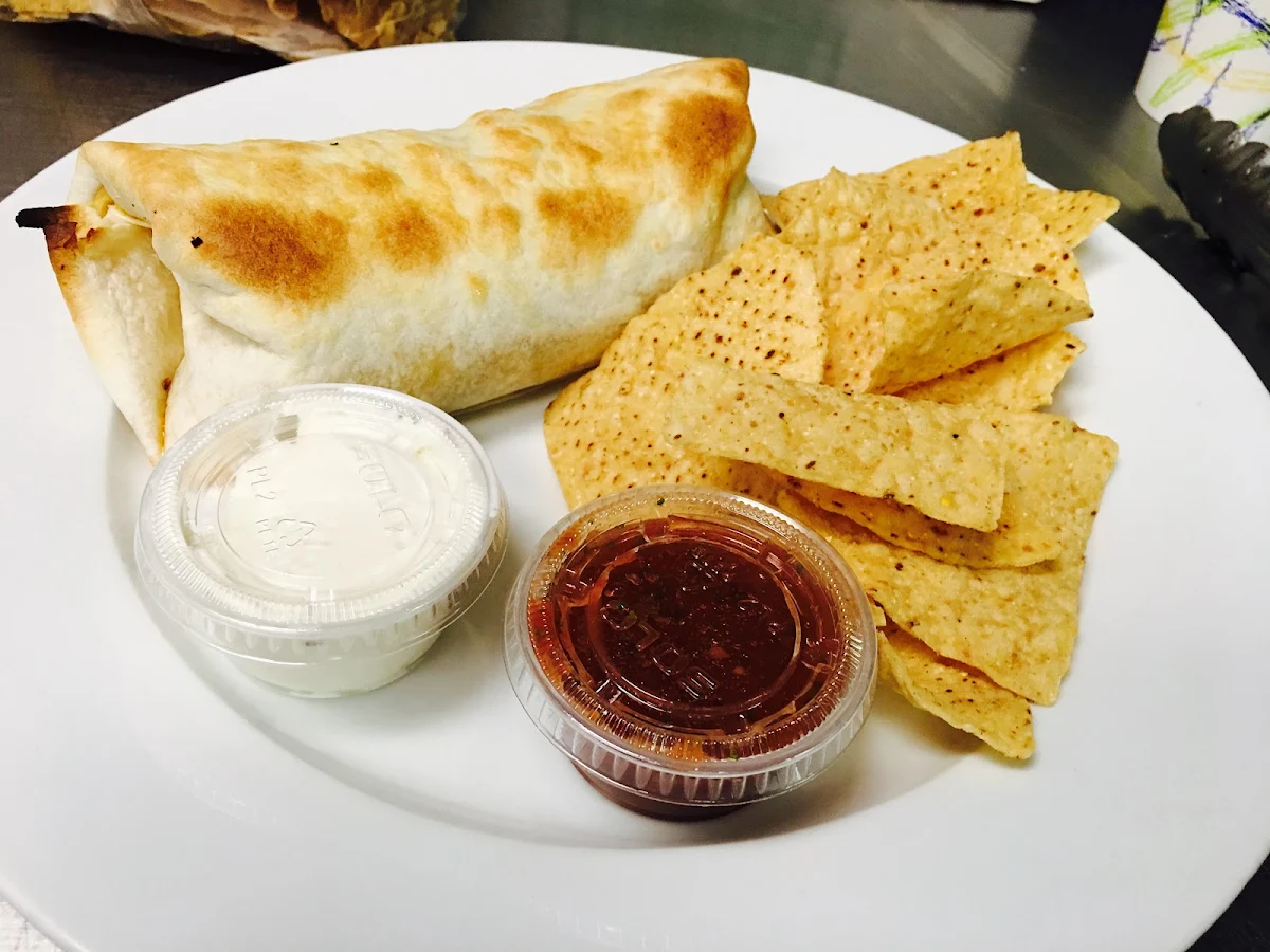 Chicken or Beef Burrito