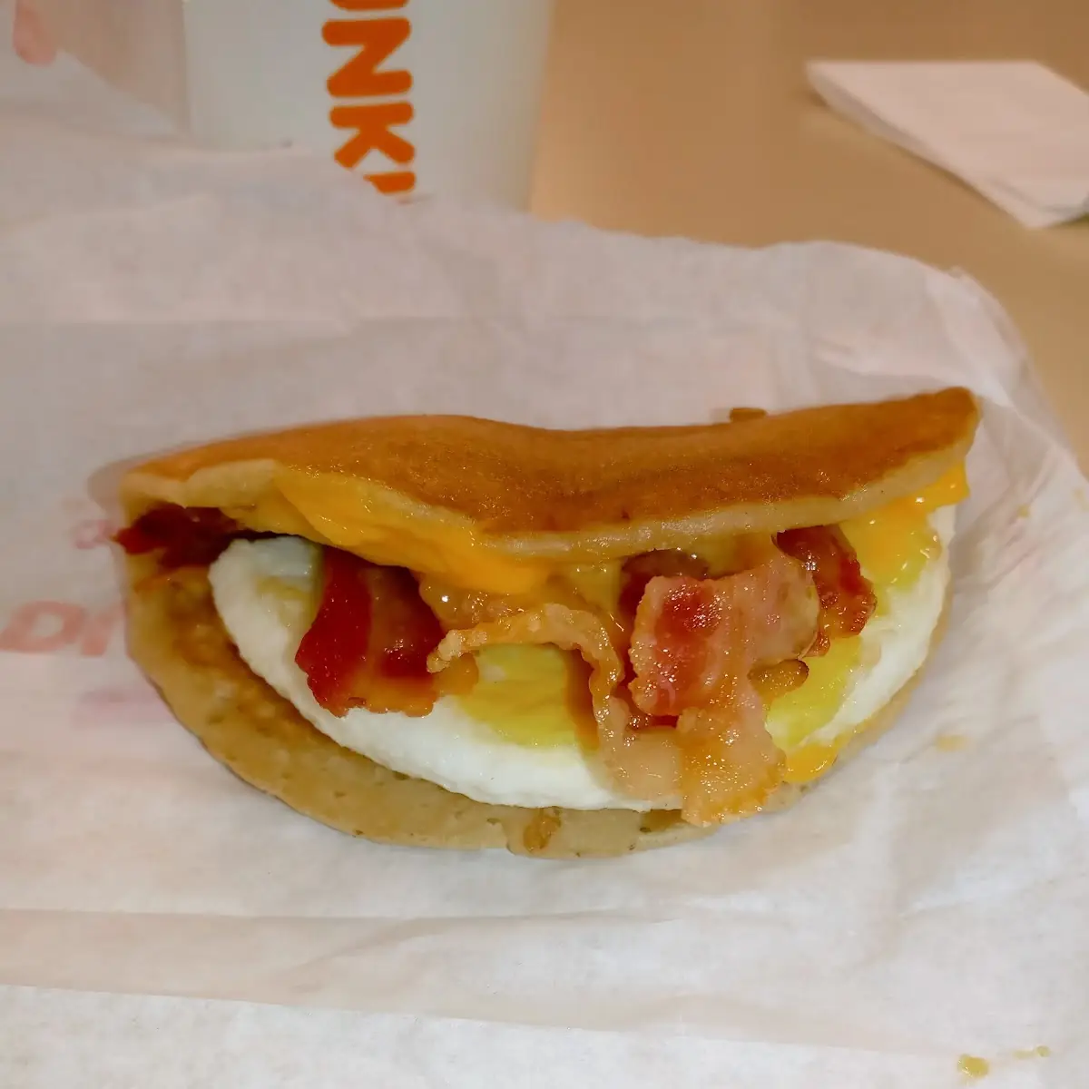 Bacon Egg & Cheese Pancake Wake-Up Wrap