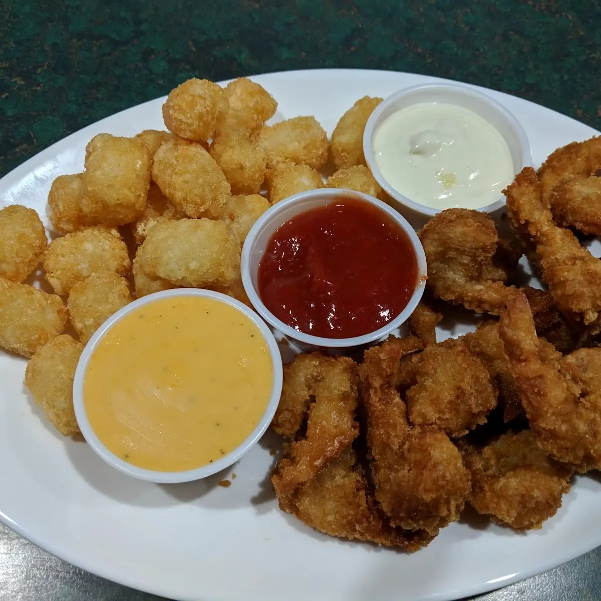 Shrimp and Tater Tots