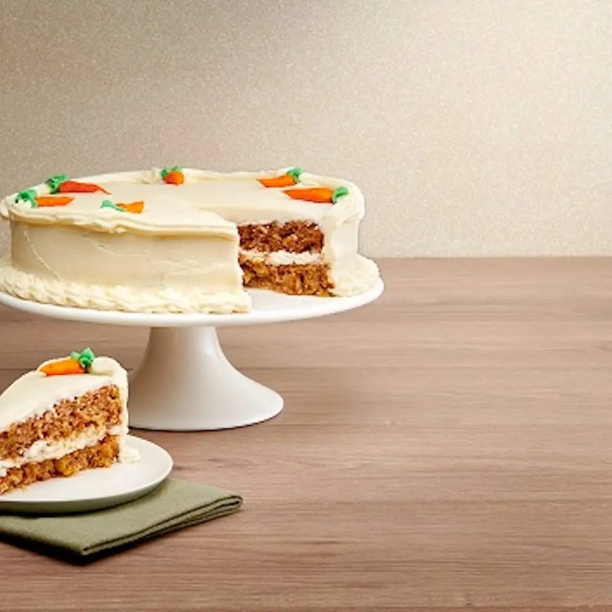 Carrot Cake Slice