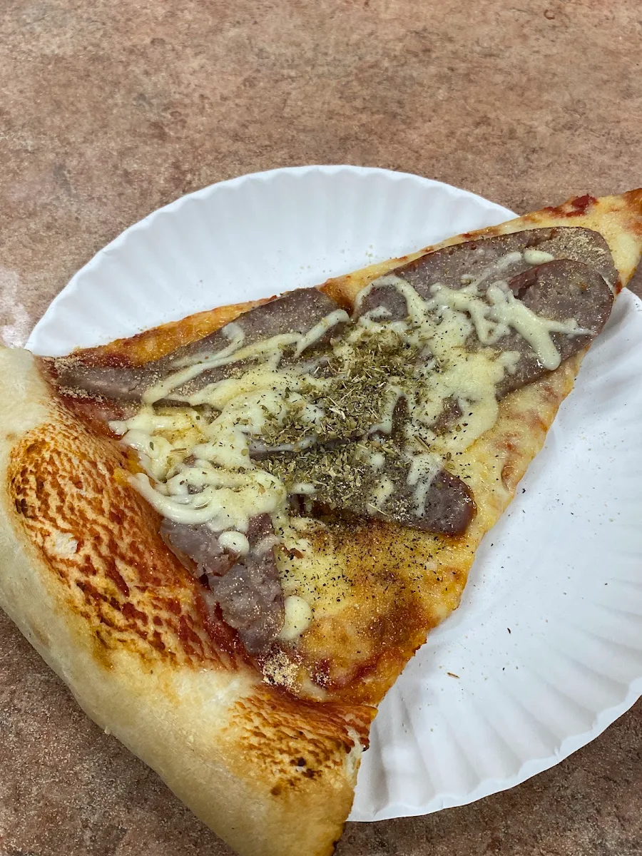 Sausage Pizza Slice