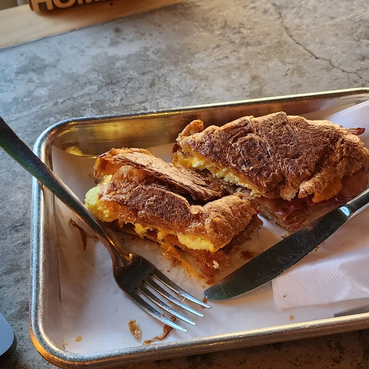 Ham and Cheese Croissant