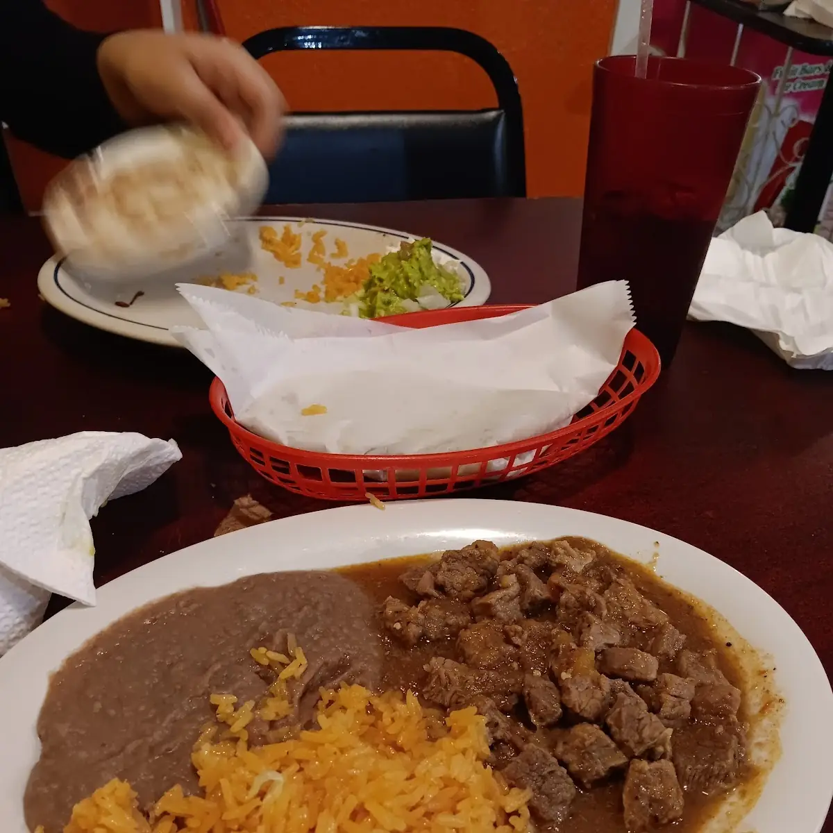 Lunch Carne Guisada Plate
