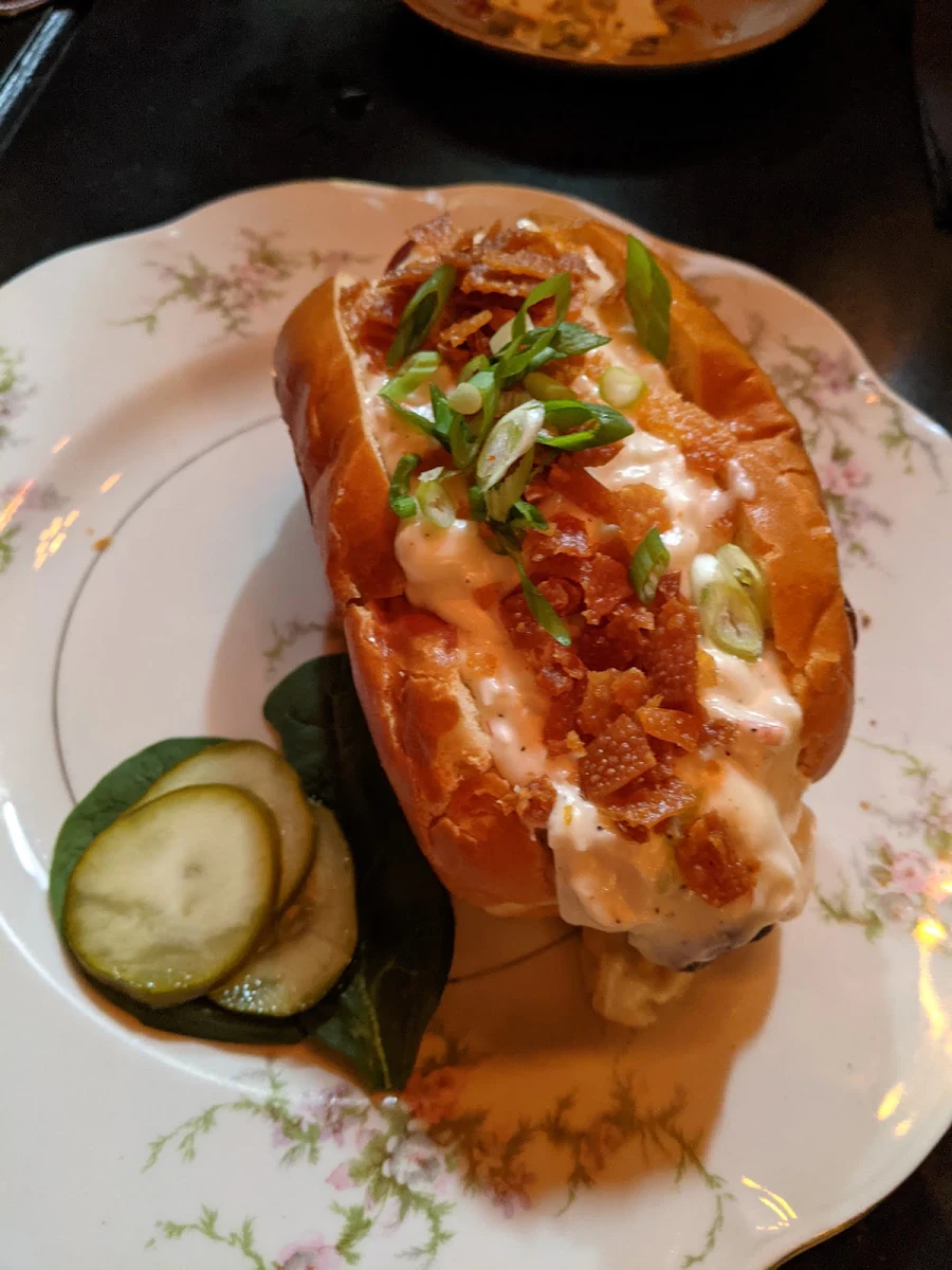 Crab Rangoon Hotdog