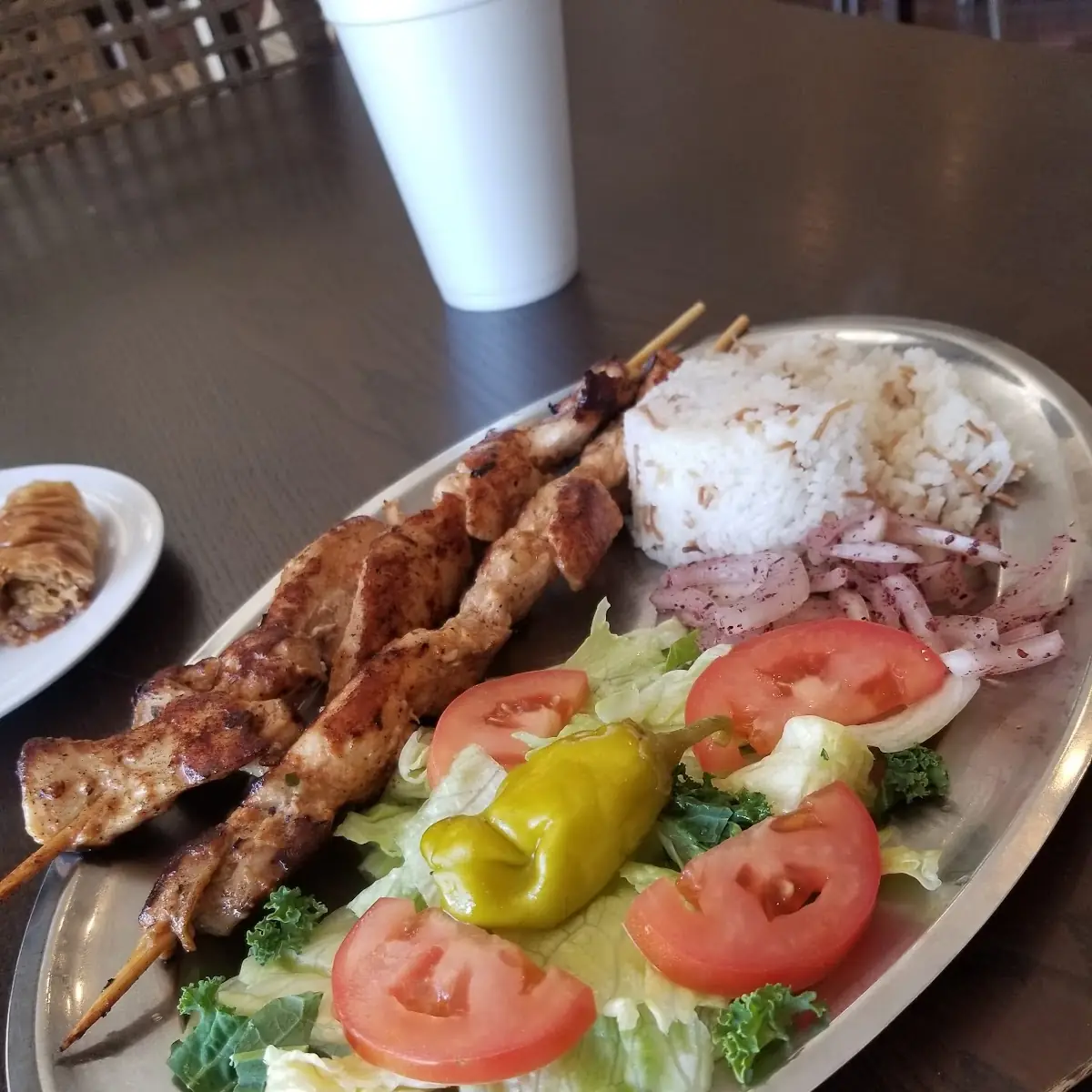 Chicken Shish Kebab Plate