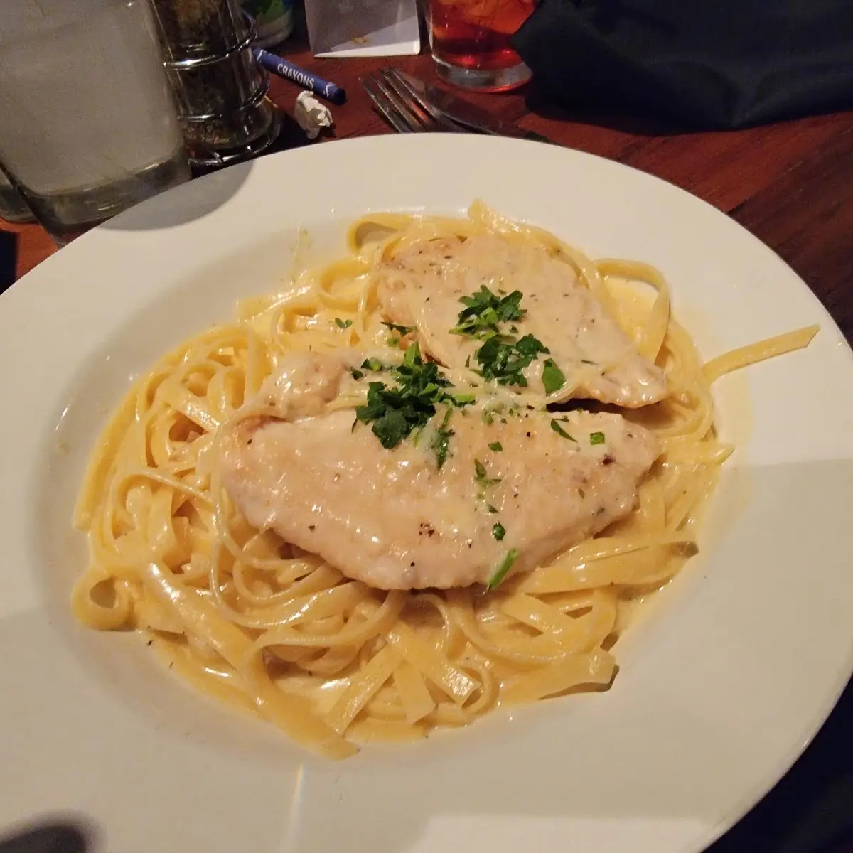 Chicken Alfredo Pizza