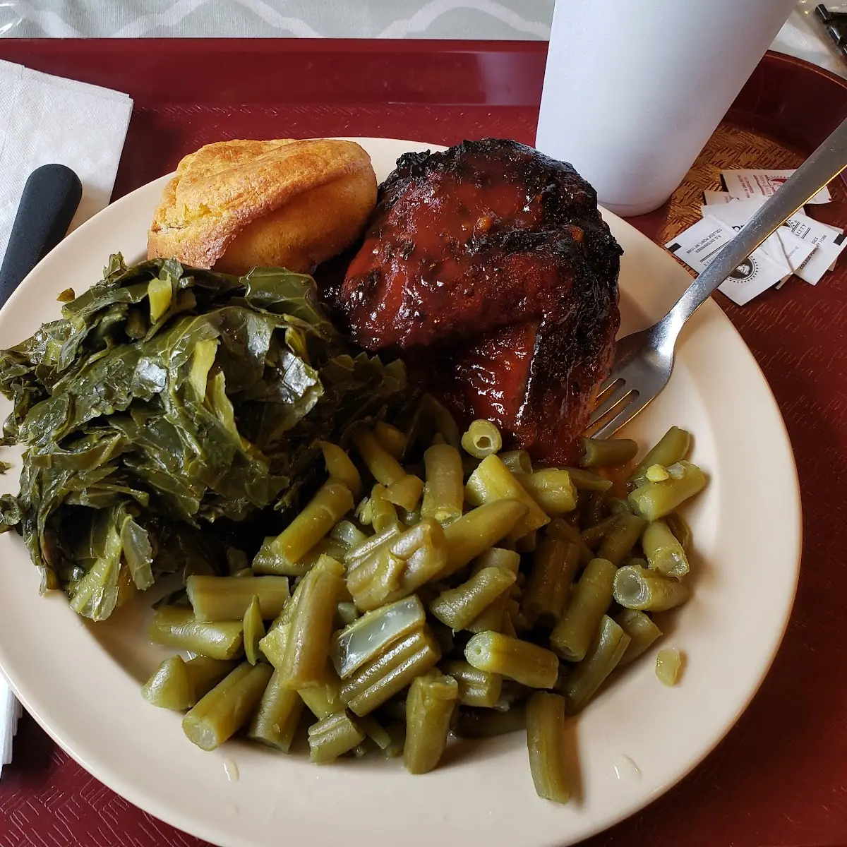 Collard Greens and Green Beans