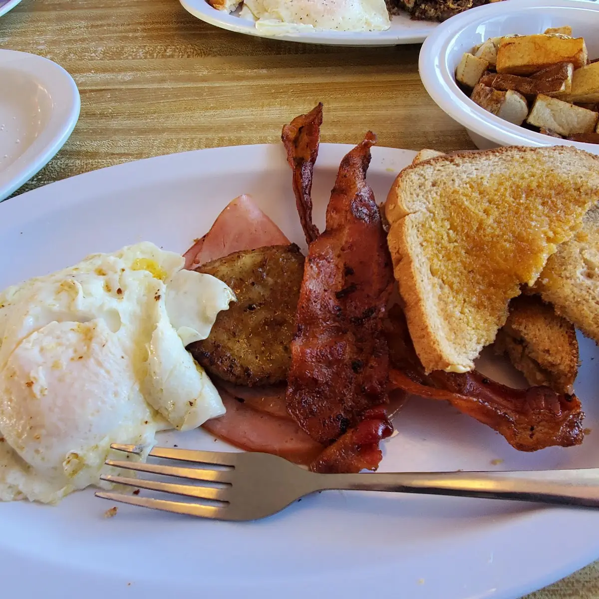 Country Ham and Two Eggs & Toast