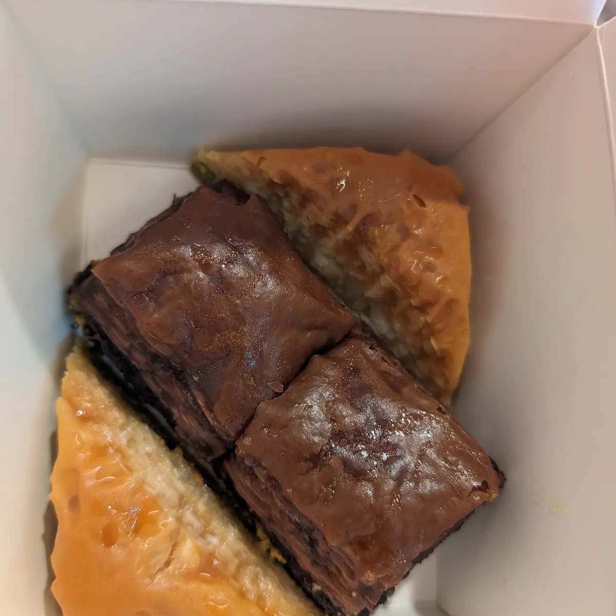 Chocolate Pistachio Baklava