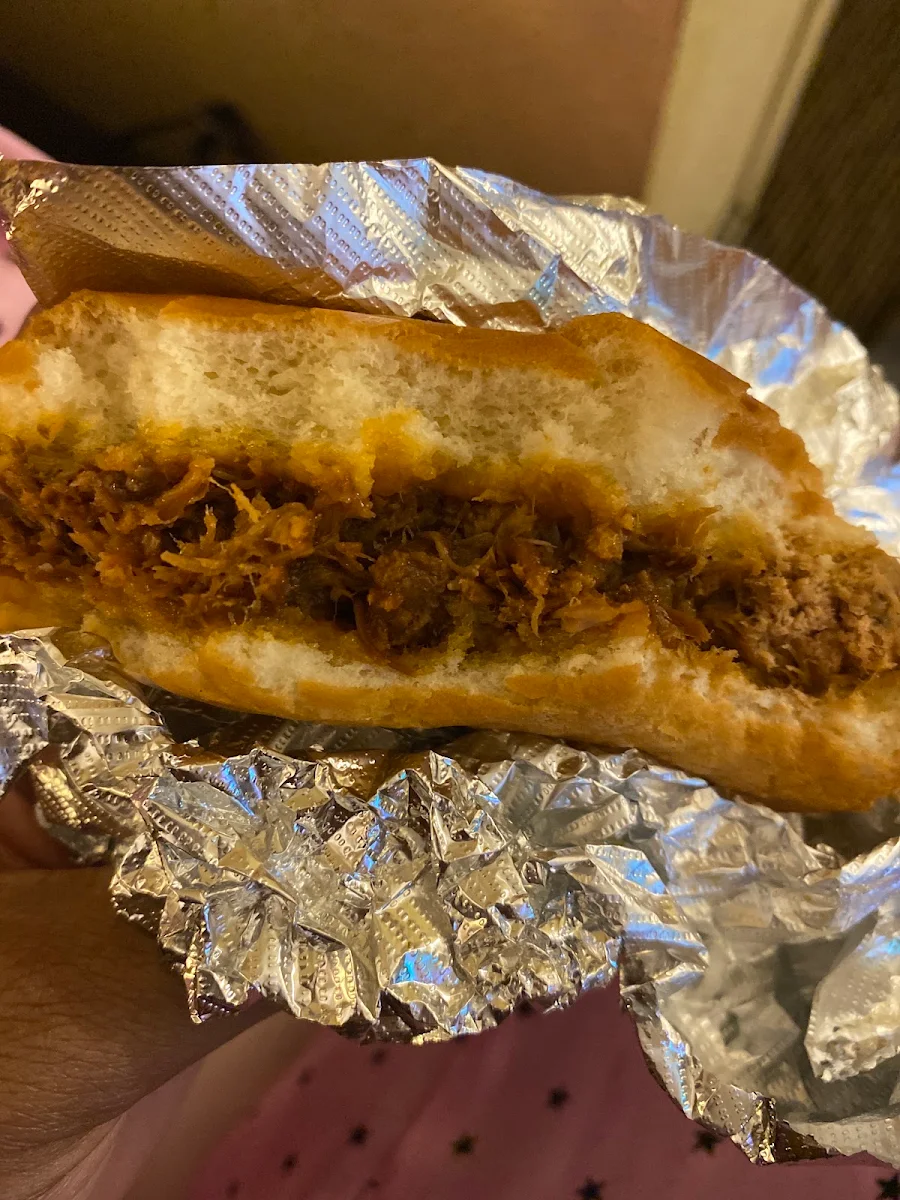 Shredded Beef Sandwich