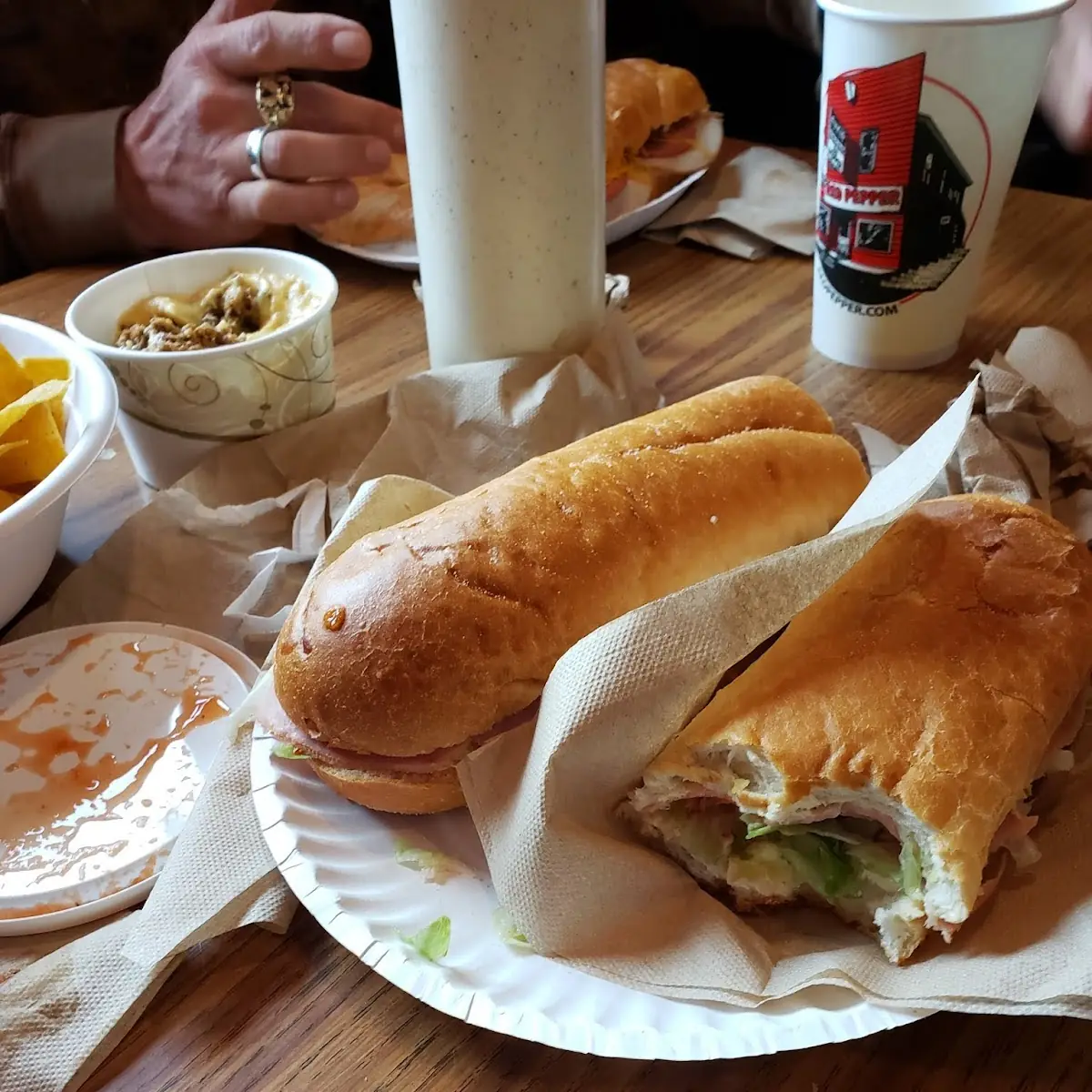 Our World Famous Grinder Hot Ham & Cheese
