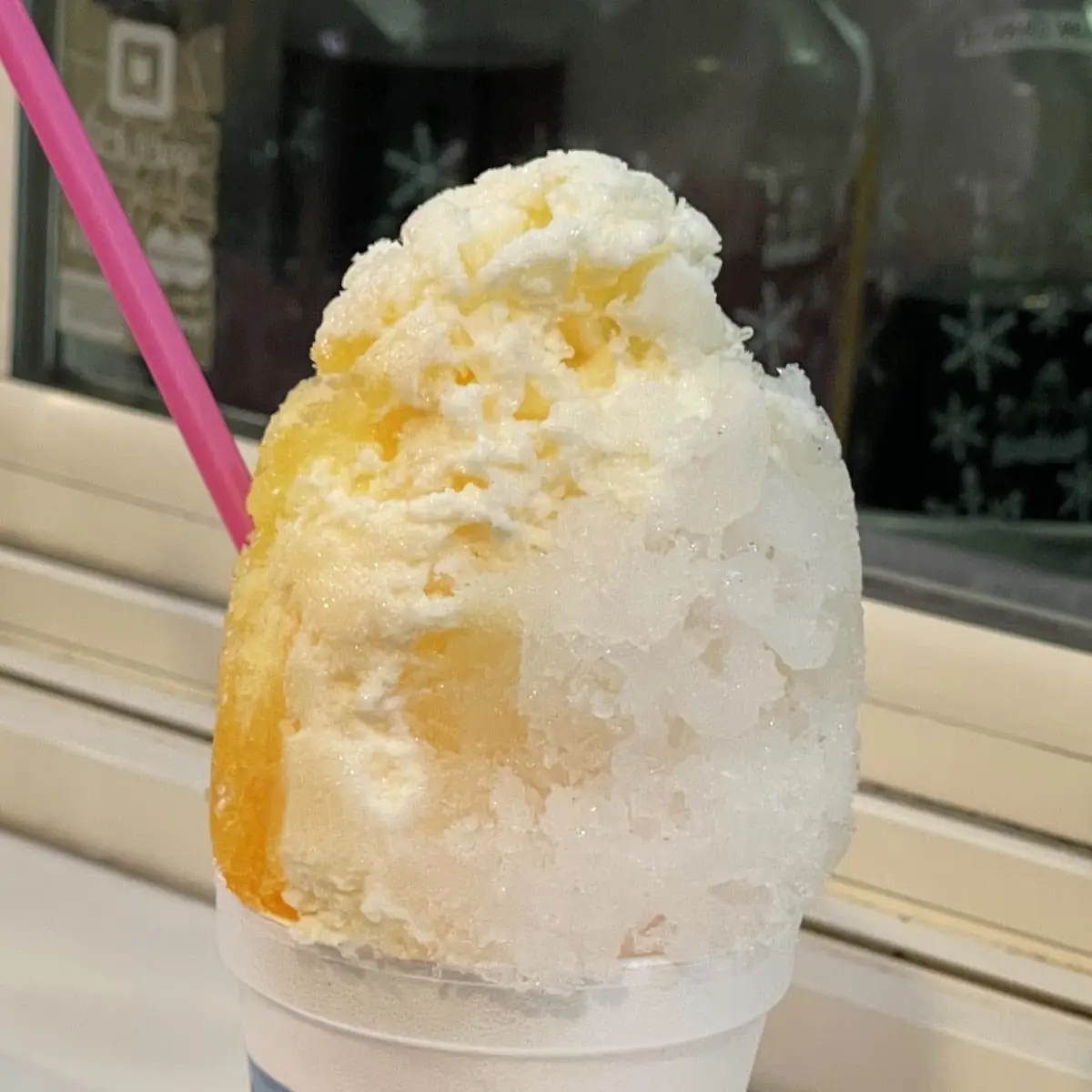 Mango Pina Colada with Cream