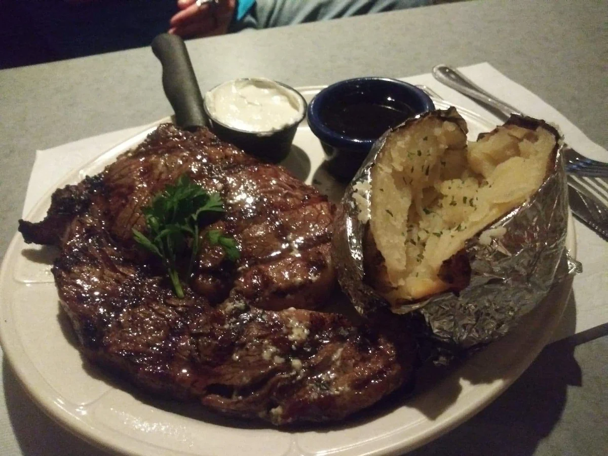 Ribeye Steak with Baked Potato