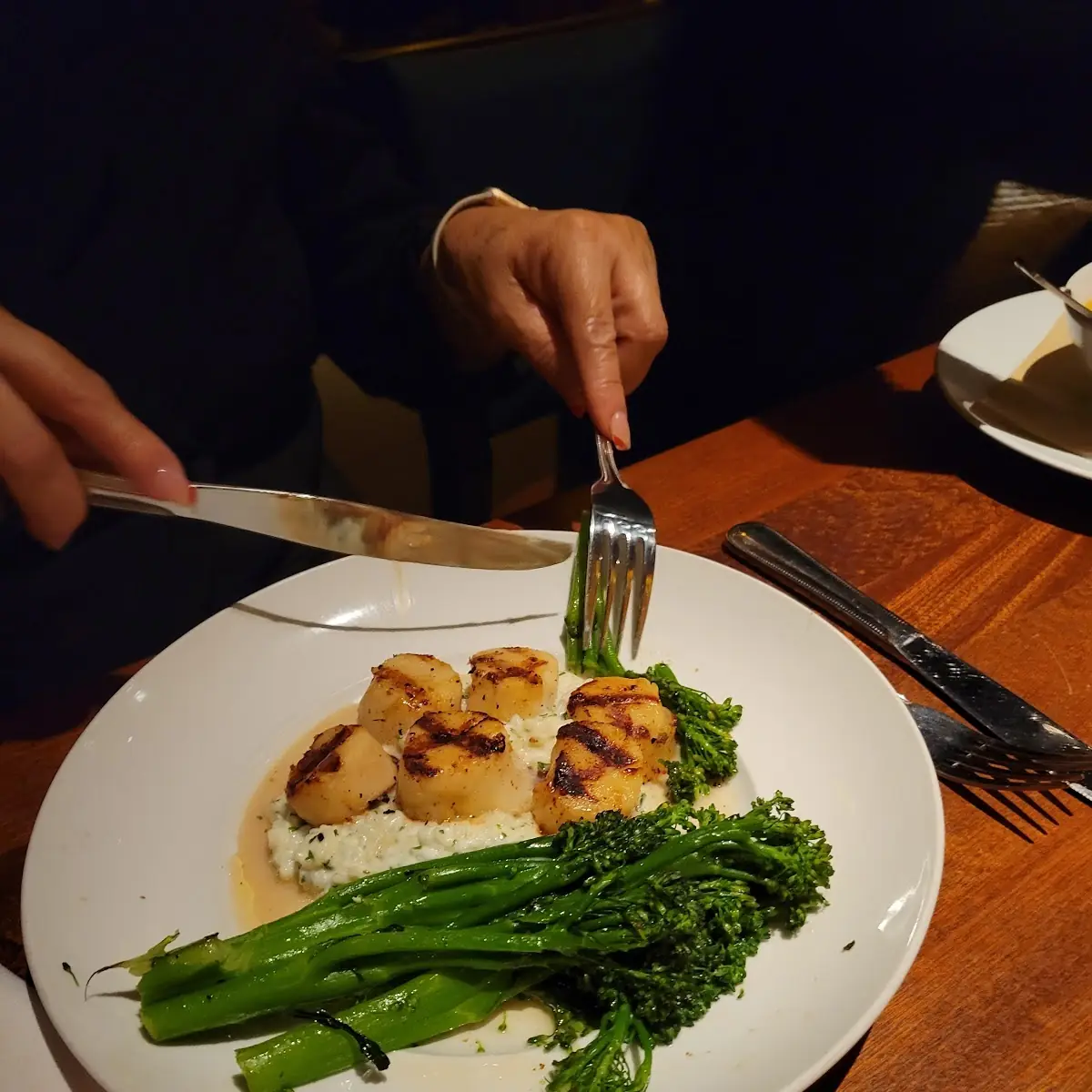 Caramelized Grilled Sea Scallops