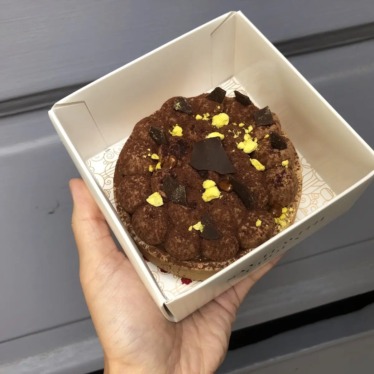 Passion Fruit Milk Chocolate Tart