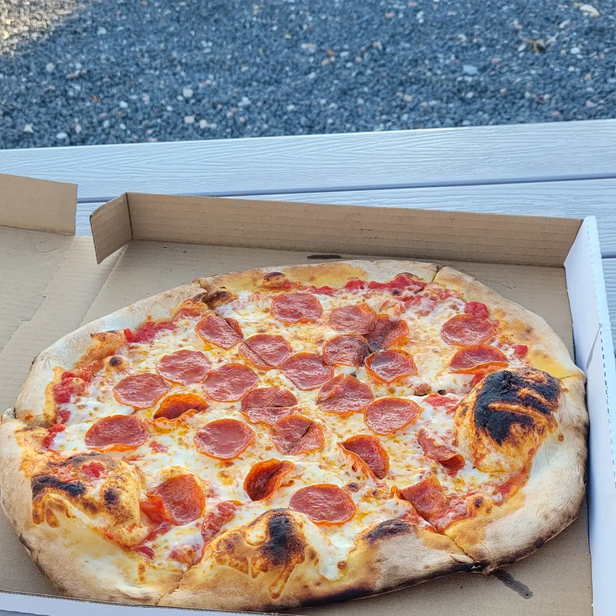Half Half Pepperoni and Chicken Bacon Ranch