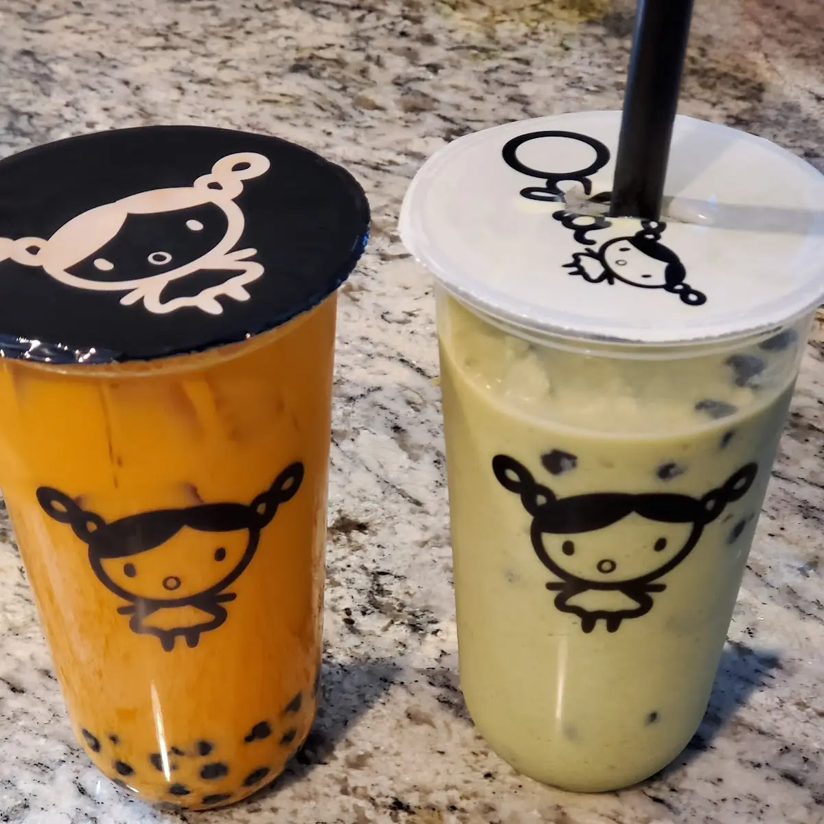 Thai Tea and Matcha Green Tea