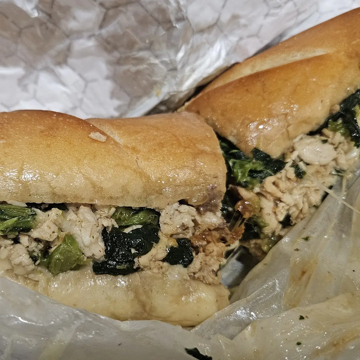 Chicken Pesto Cheese Steak