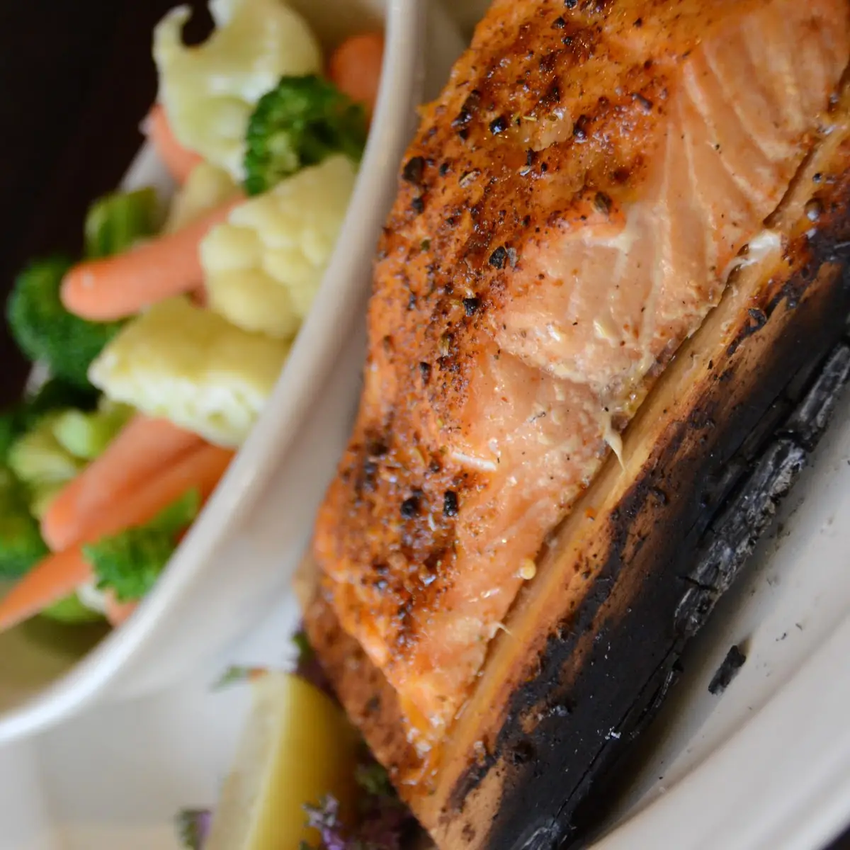 Char-Broiled Salmon