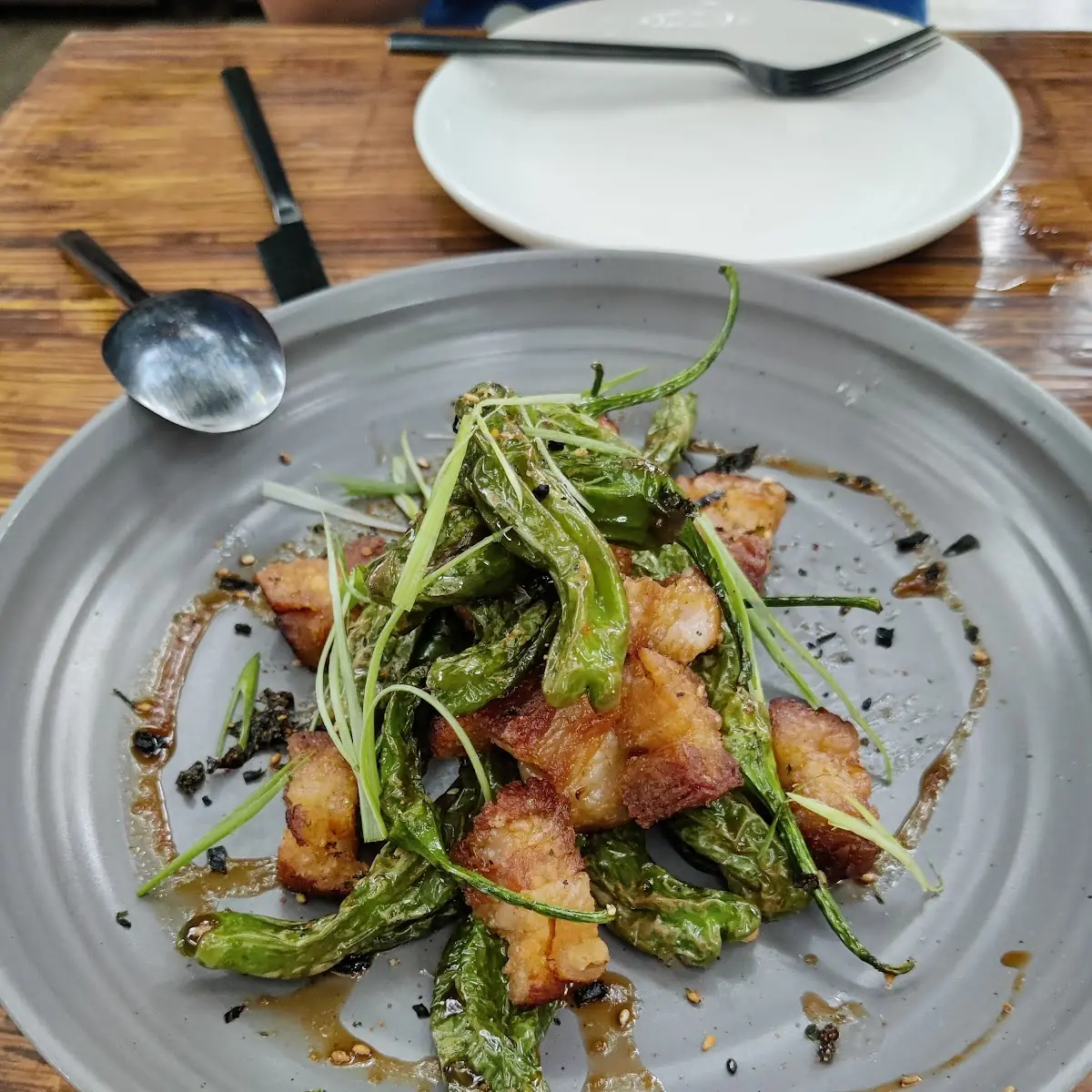 Crispy Pork Belly Brussels