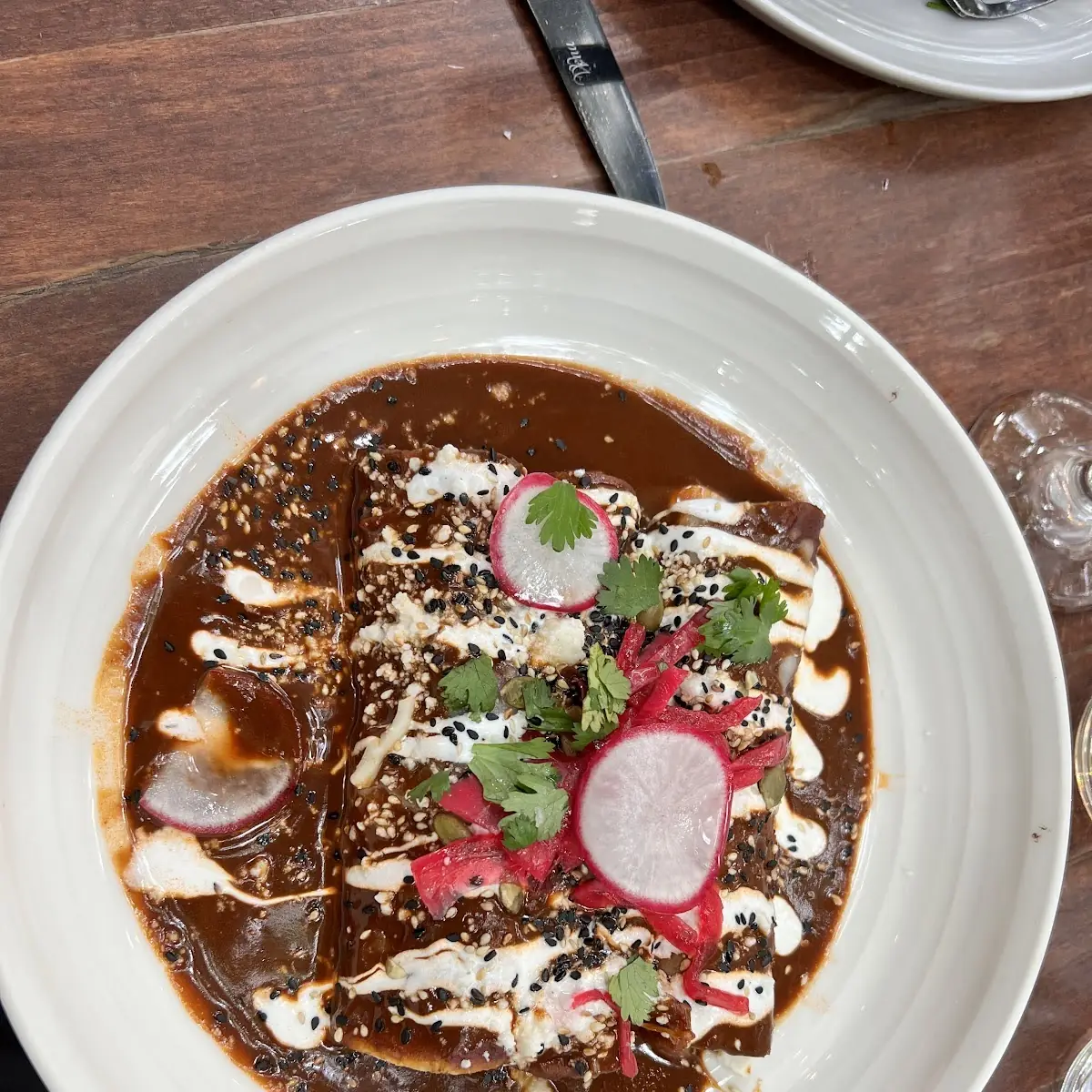 Mole Enchiladas
