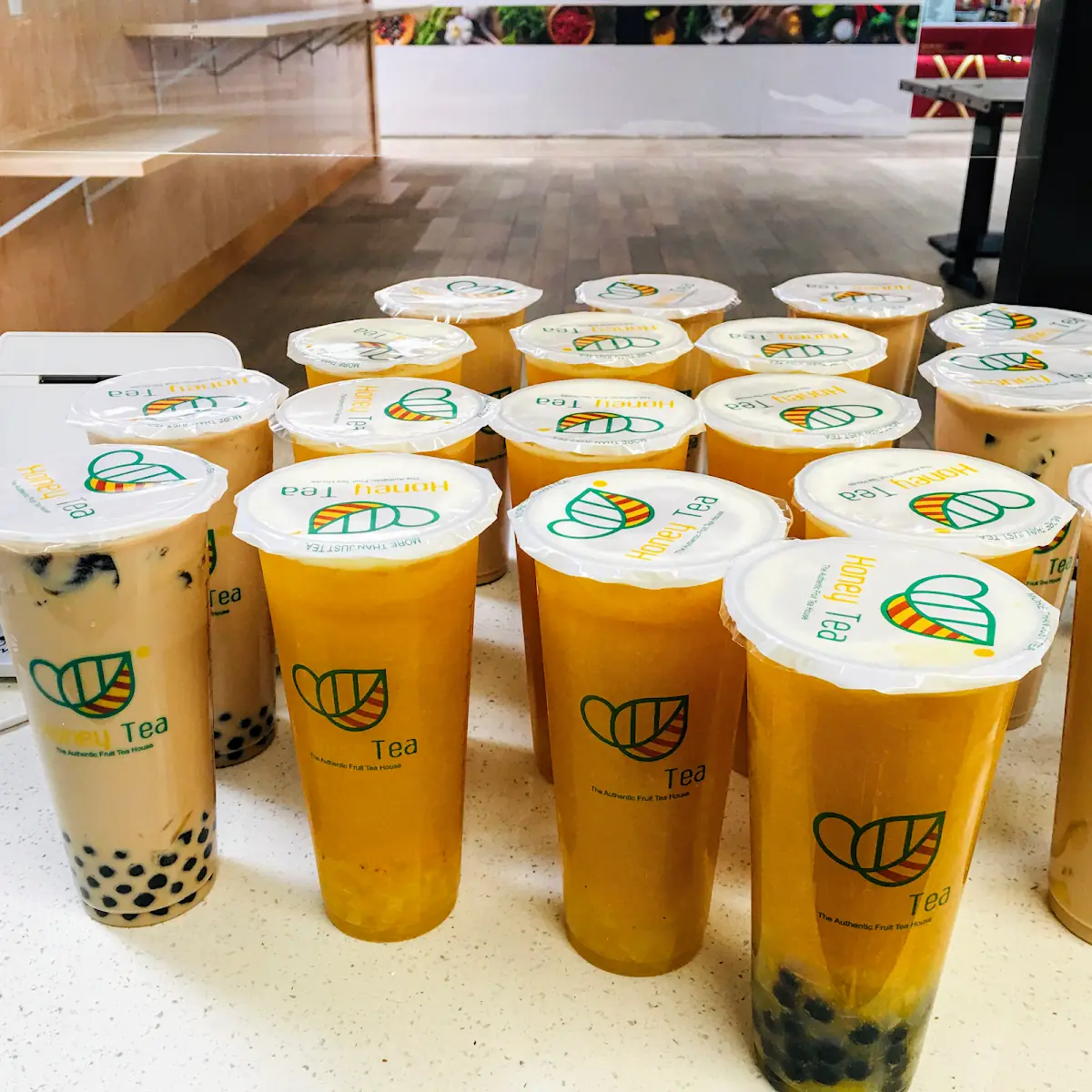 Mango Milk Tea Large Size