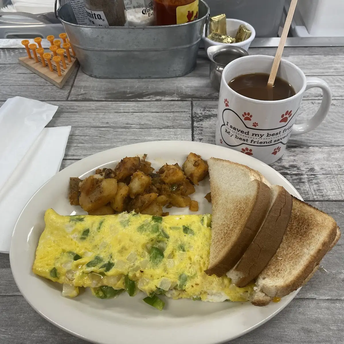 Goat Cheese and Spinach Omelette