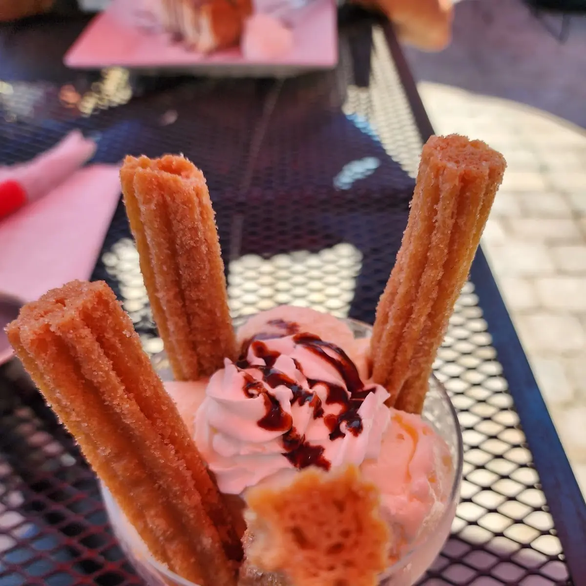 Churros w Vanilla Ice Cream