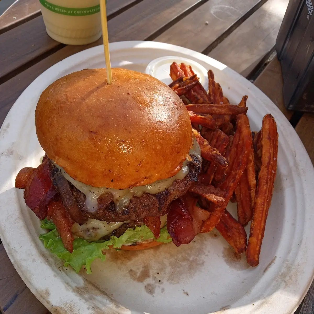 Double Cheeseburger Combo Sweet Potato Fries