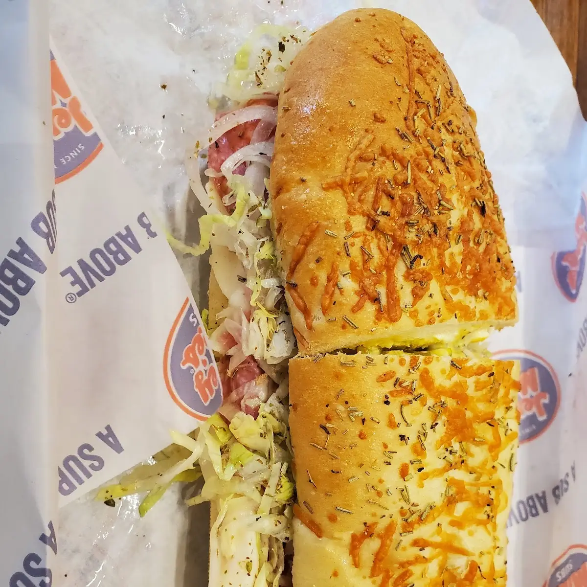Italian Sub on Herb Bread