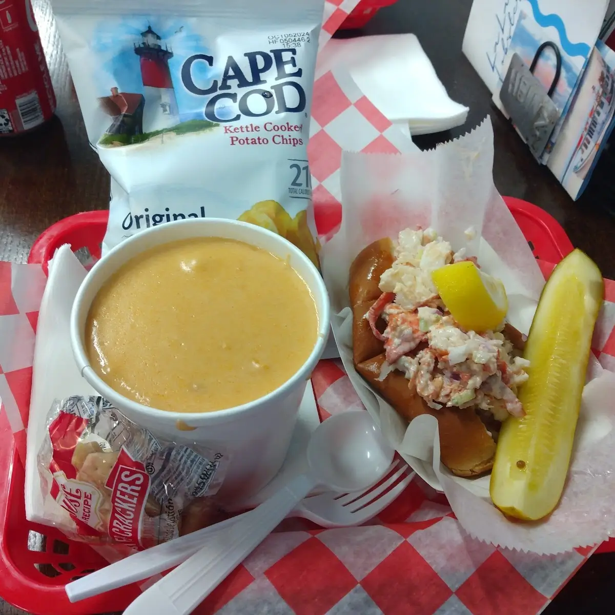Classic Lobster Roll with Cape Cod Chips
