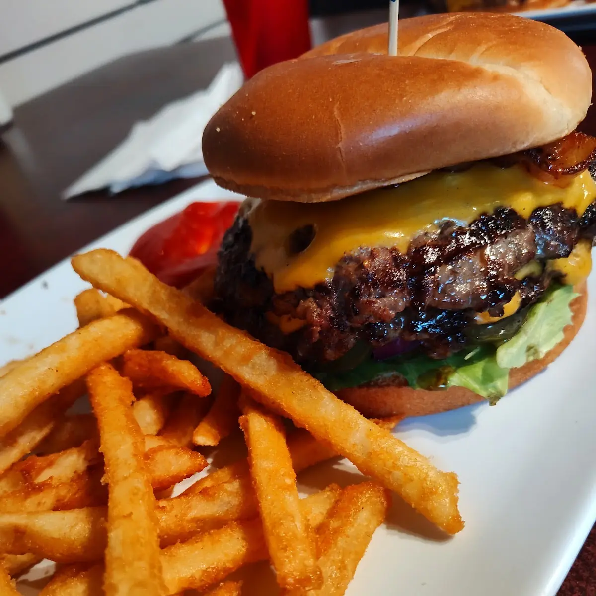 James Dean Double Cheeseburger