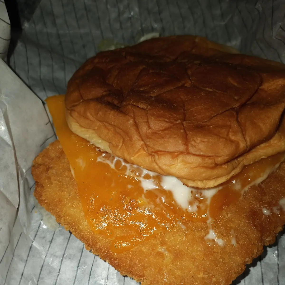 Hawaiian Bun Fish Sandwich