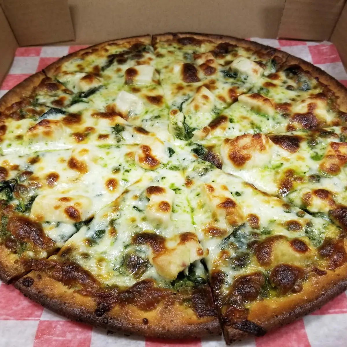 Chicken Pesto Pizza