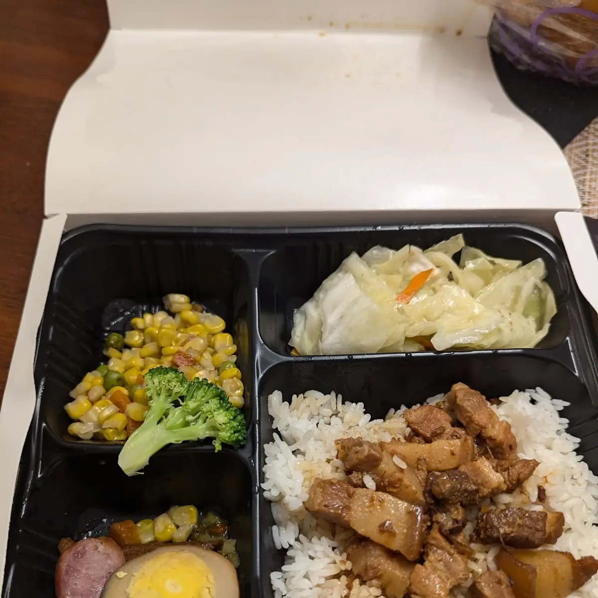Black Pepper Chicken Bento