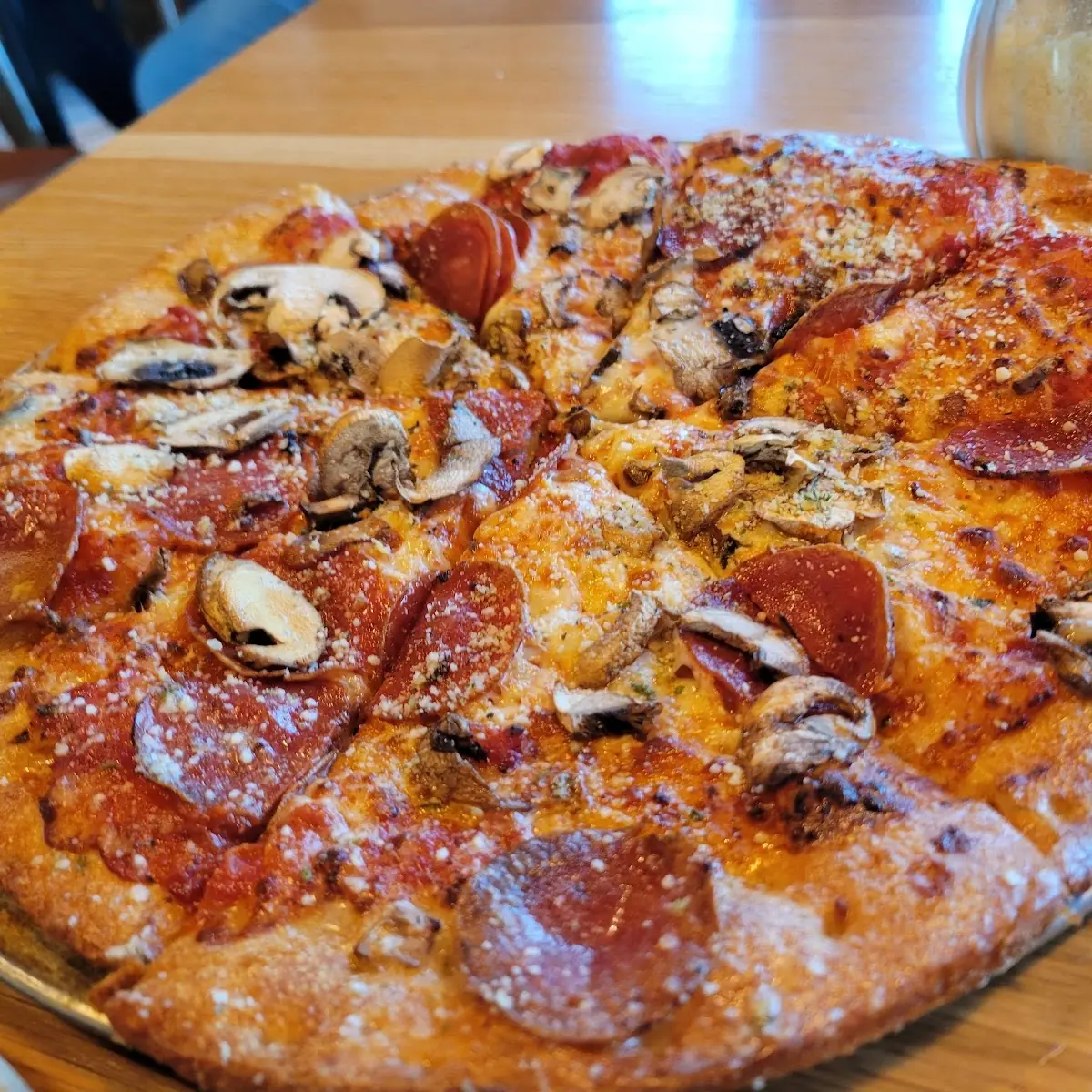Pepperoni & Mushroom Pizza