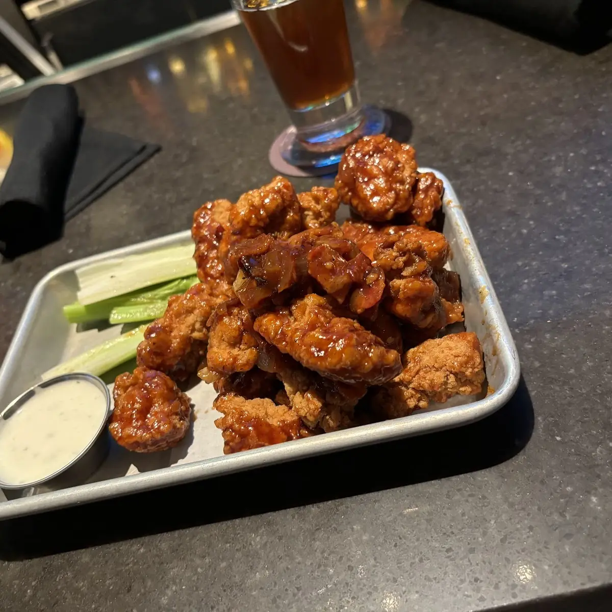 Bacon Jam Boneless Wings