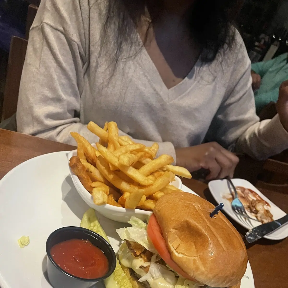 Cheeseburger and Fries
