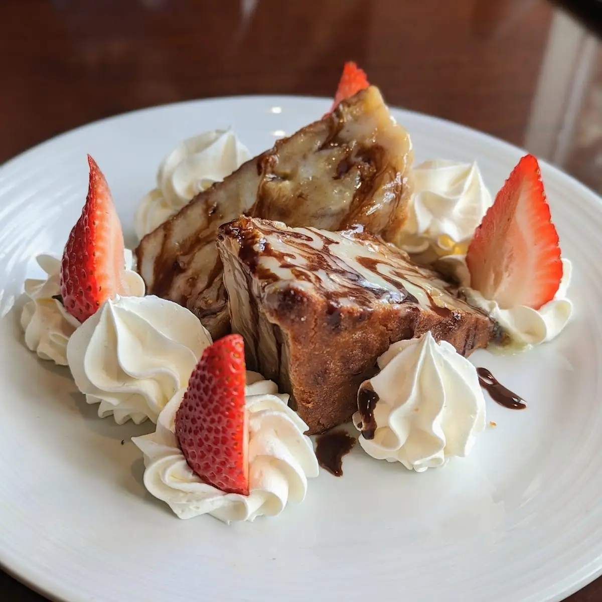 White Chocolate Bread Pudding