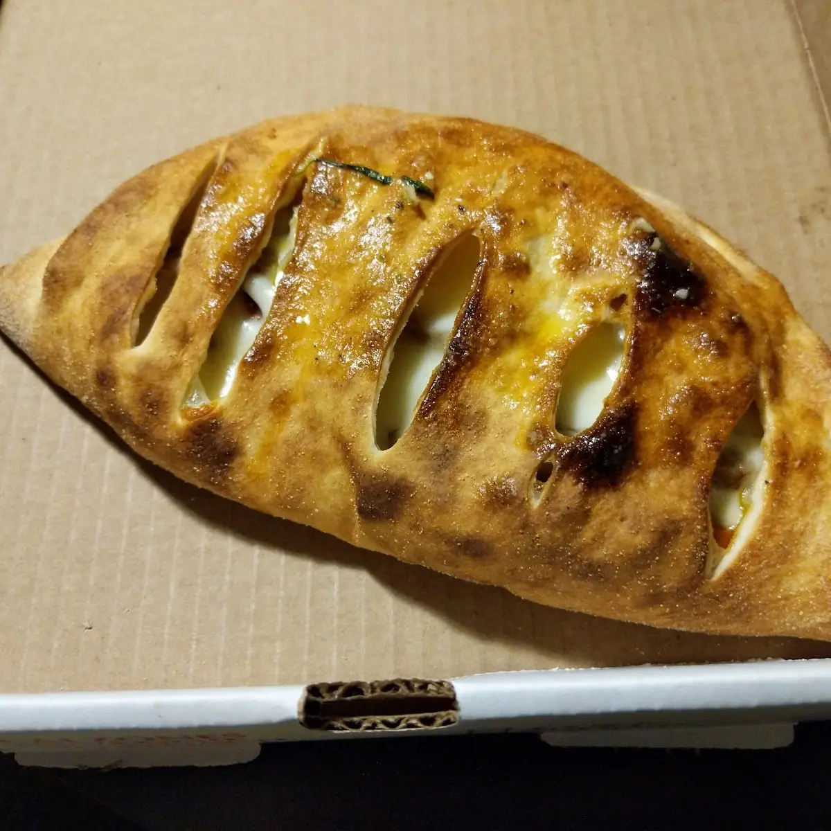 Sausage and Pepperoni Calzone