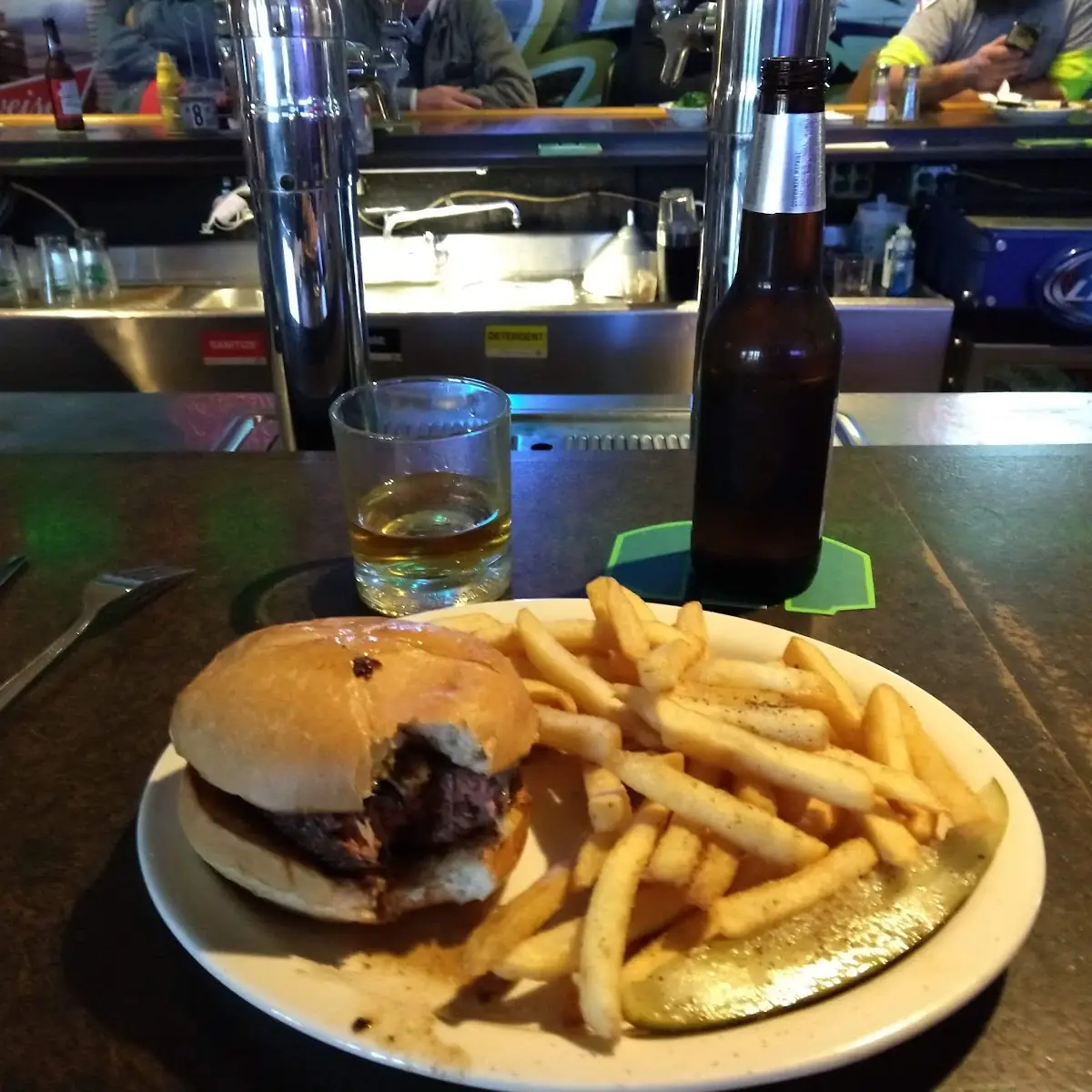 Mushroom Swiss Burger