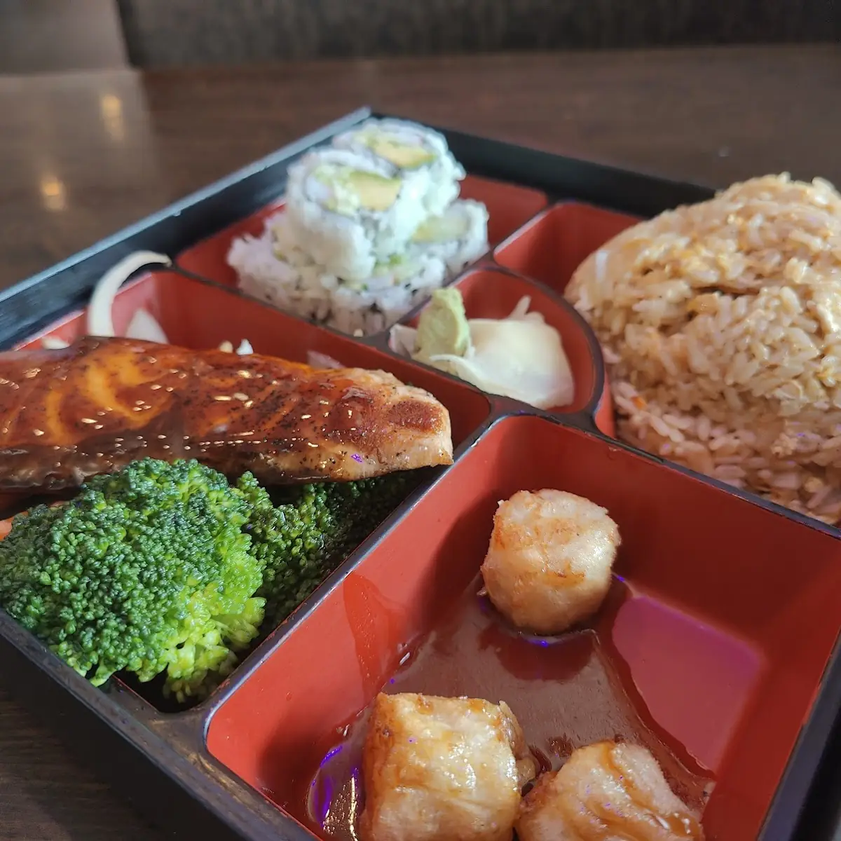 Teriyaki Salmon Bento Box
