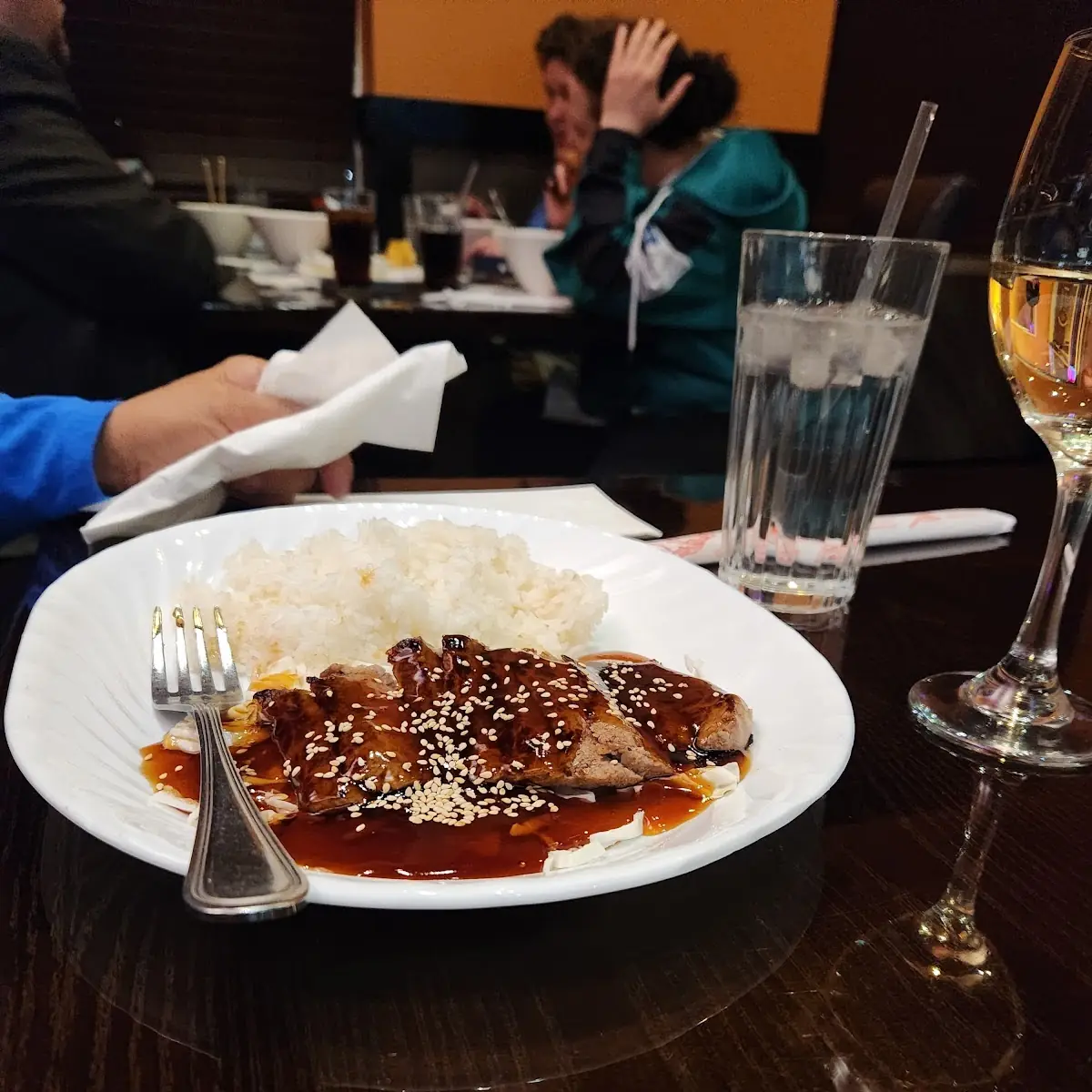 Beef Teriyaki and Steamed
