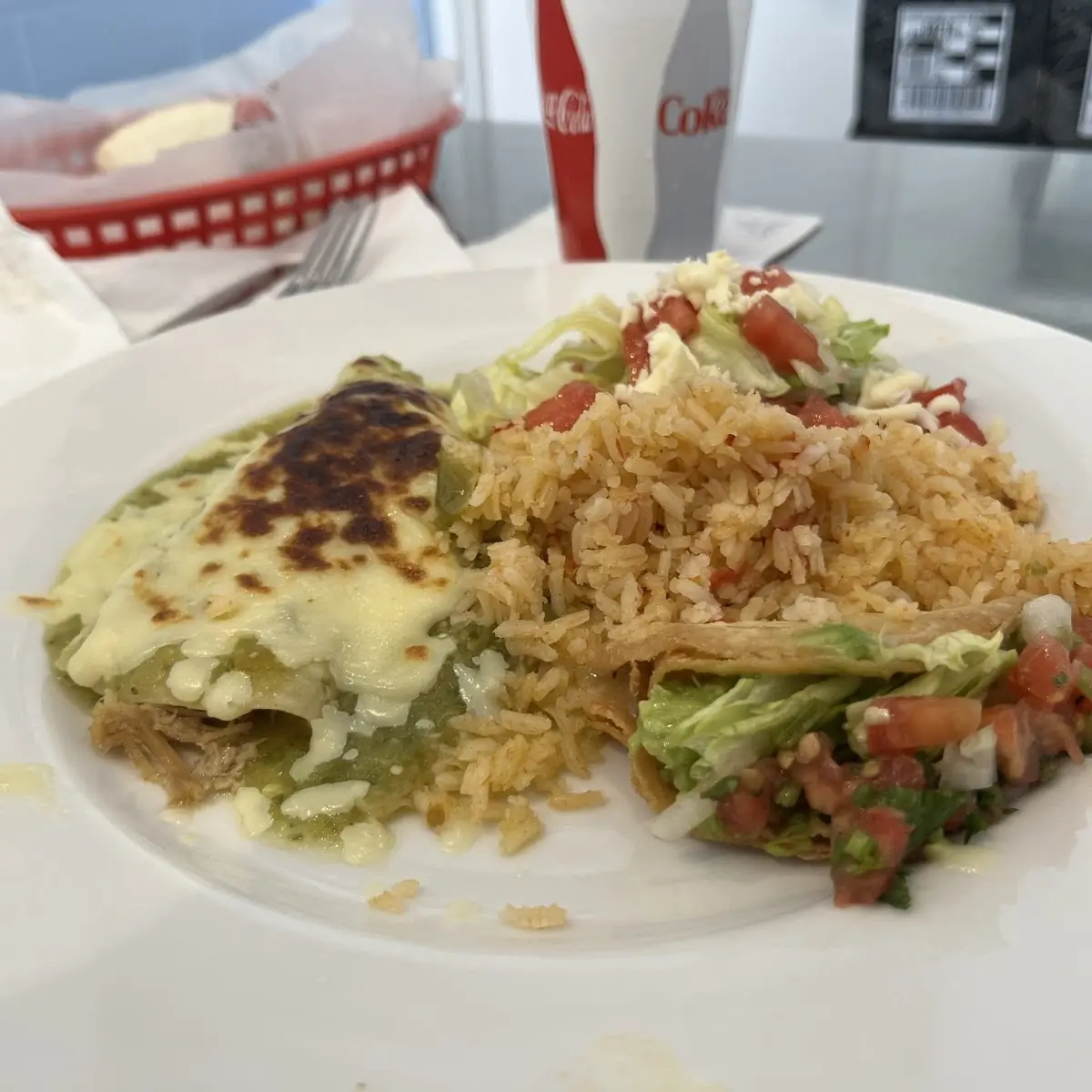 Roasted Chicken Chimichanga