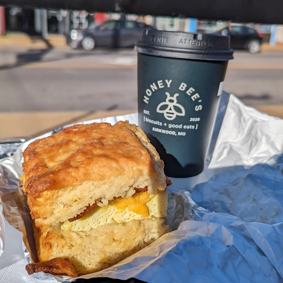Bacon Egg Cheese Biscuit Sandwich