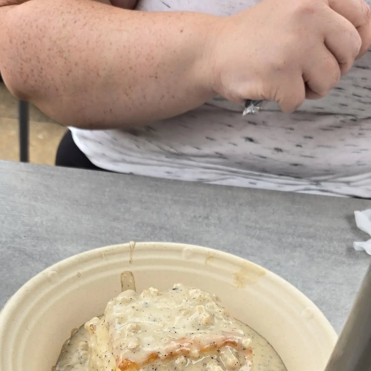Biscuit with Sausage Gravy